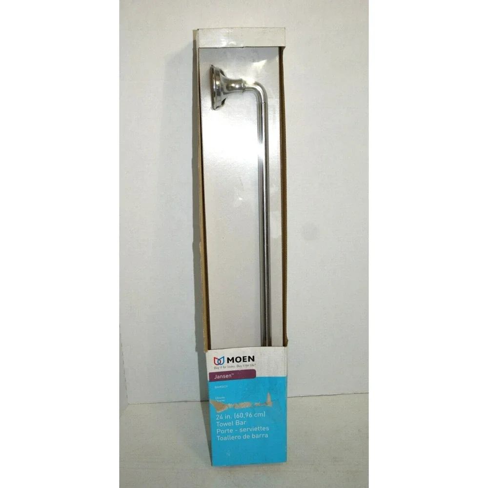 MOEN Jansen 24 in. Towel Bar Chrome BH0924CH